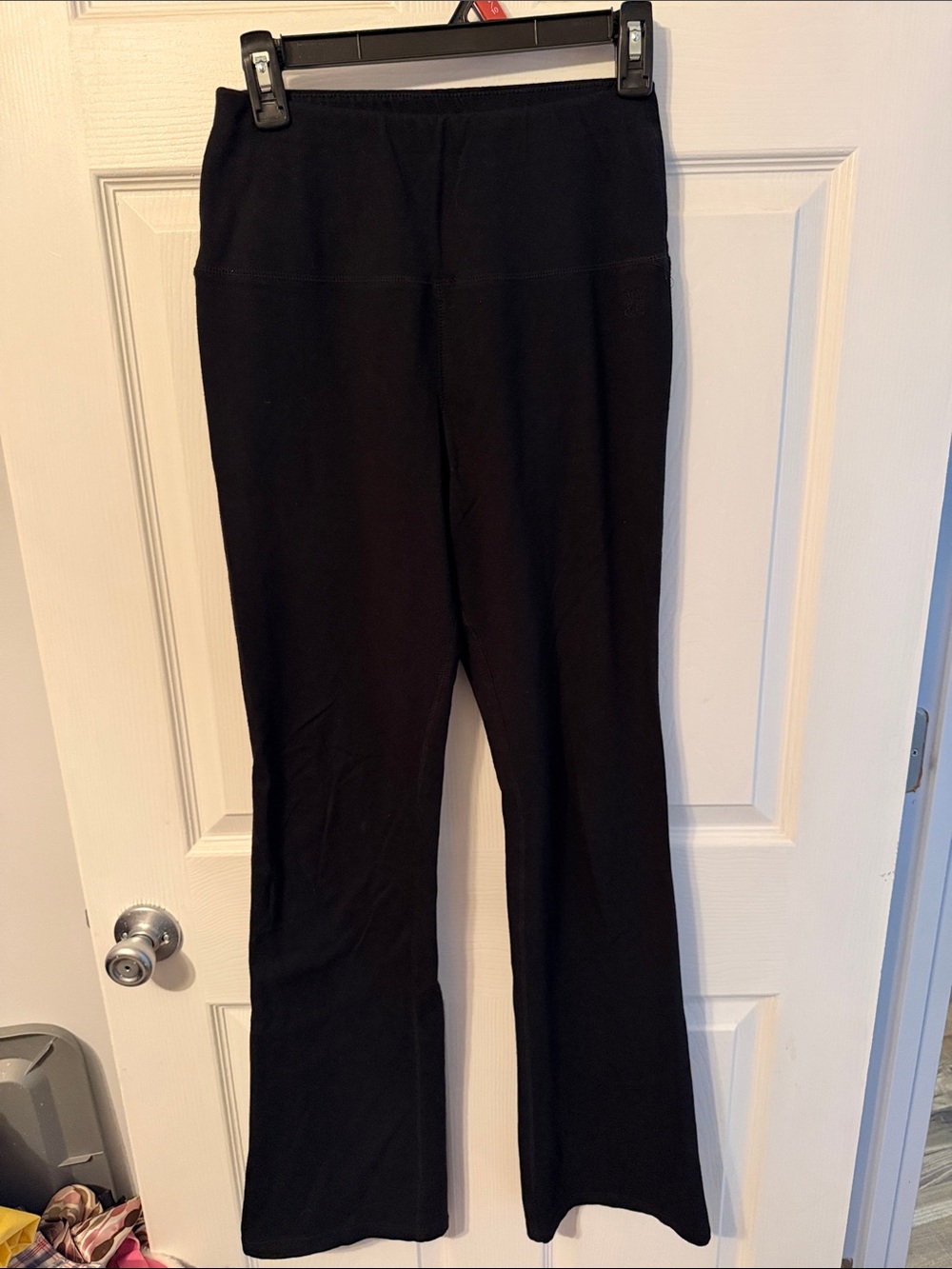 New York & Company Black Stretch Flare Pants